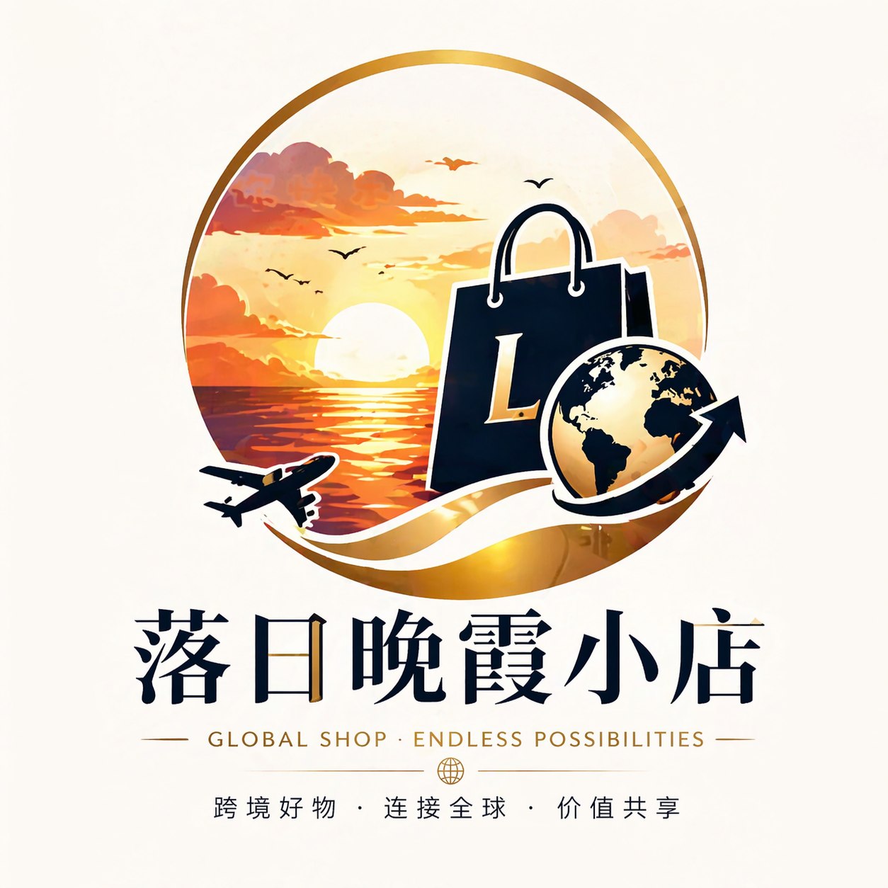 落日晚霞小店